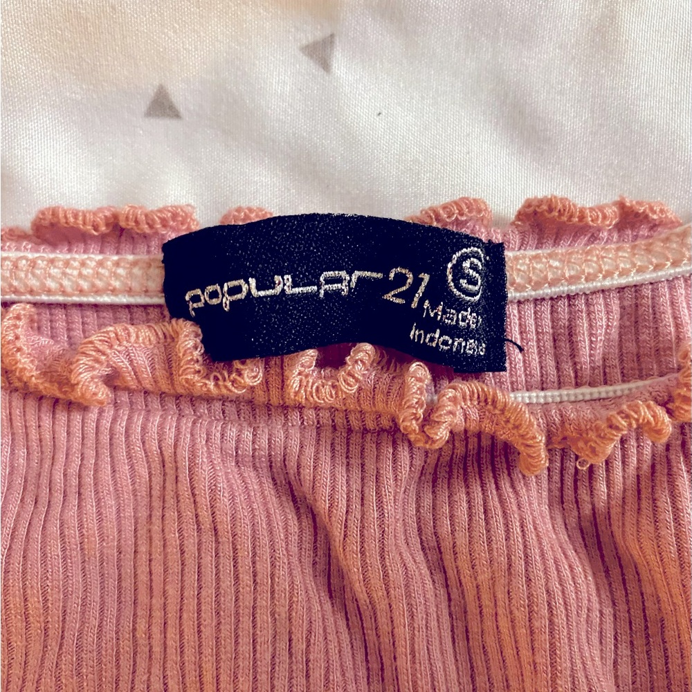 Pink Crop Top - Picture 2 of 3